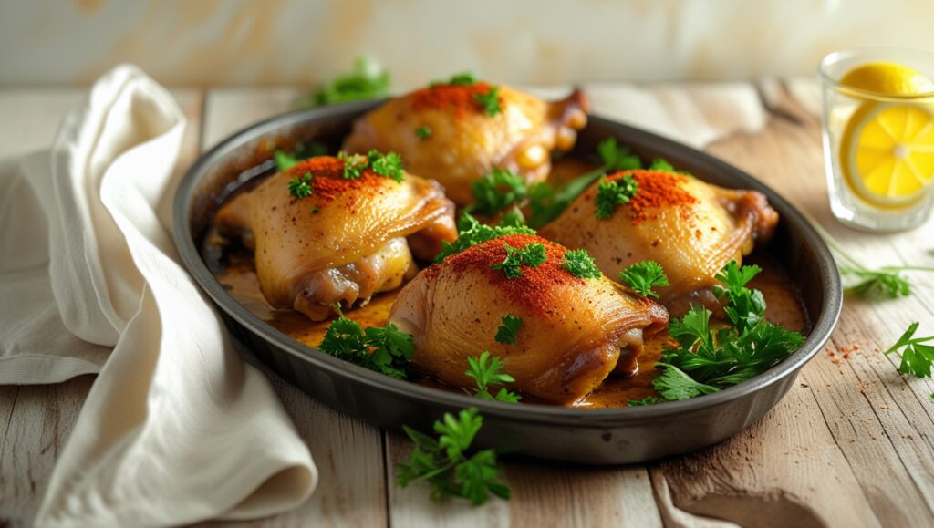 Baked Boneless Chicken Thighs