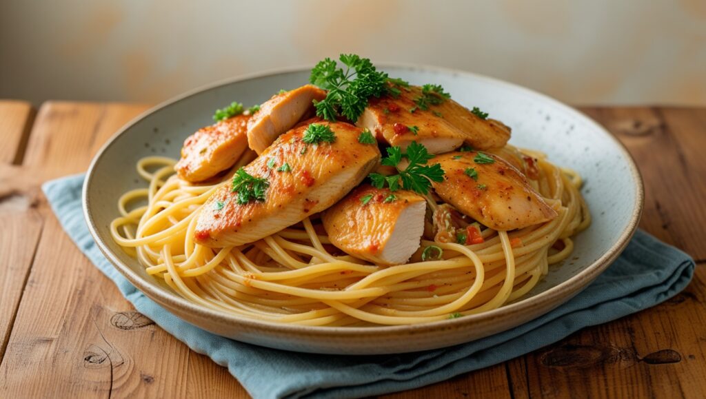 Easy Chicken Spaghetti Recipe
