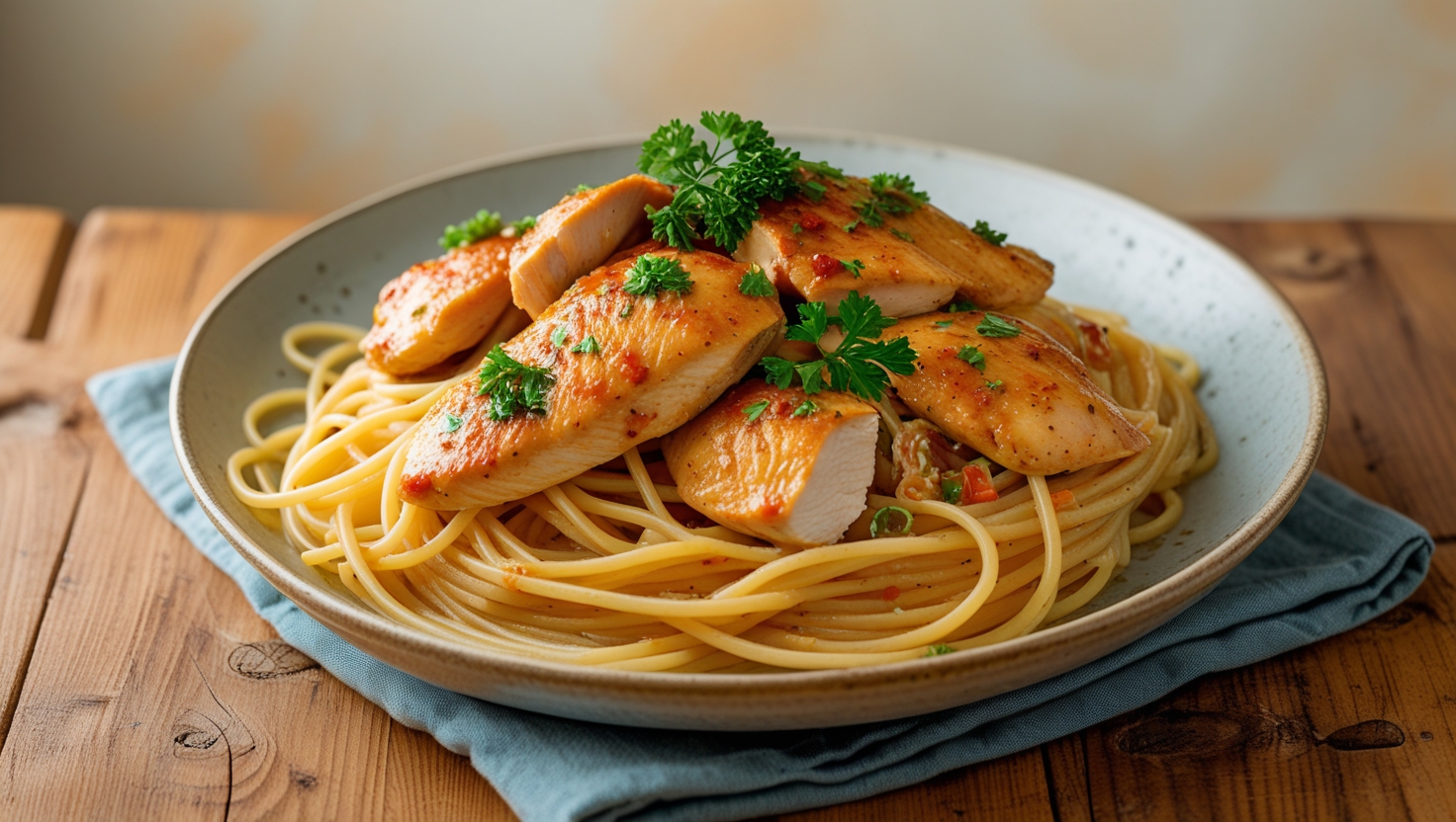Easy Chicken Spaghetti Recipe