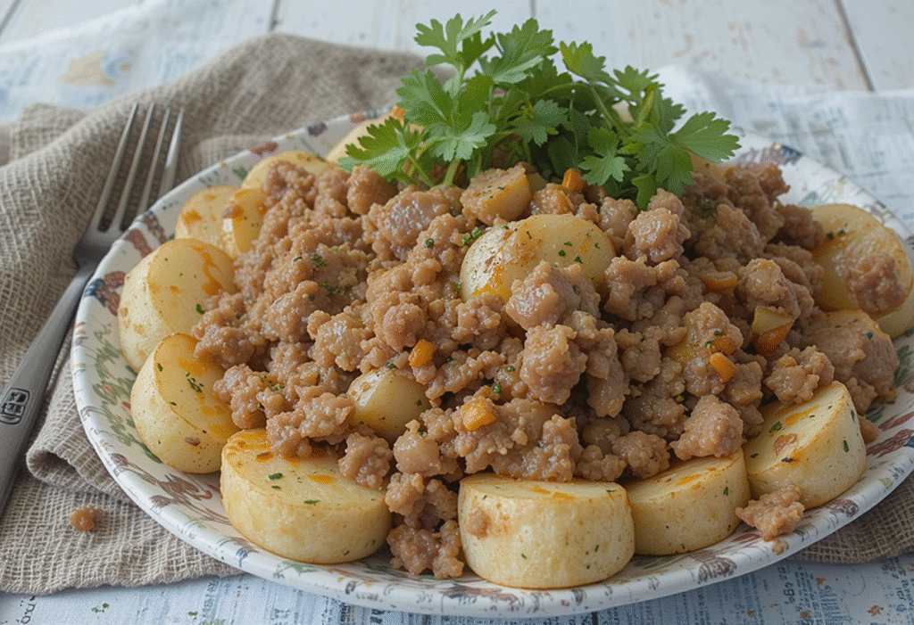ground beef and potato recipes