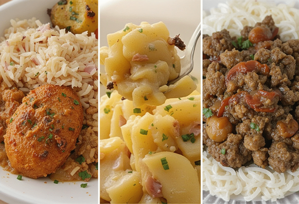 ground beef and potato recipes