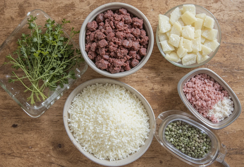 Ground Beef Potato Casserole