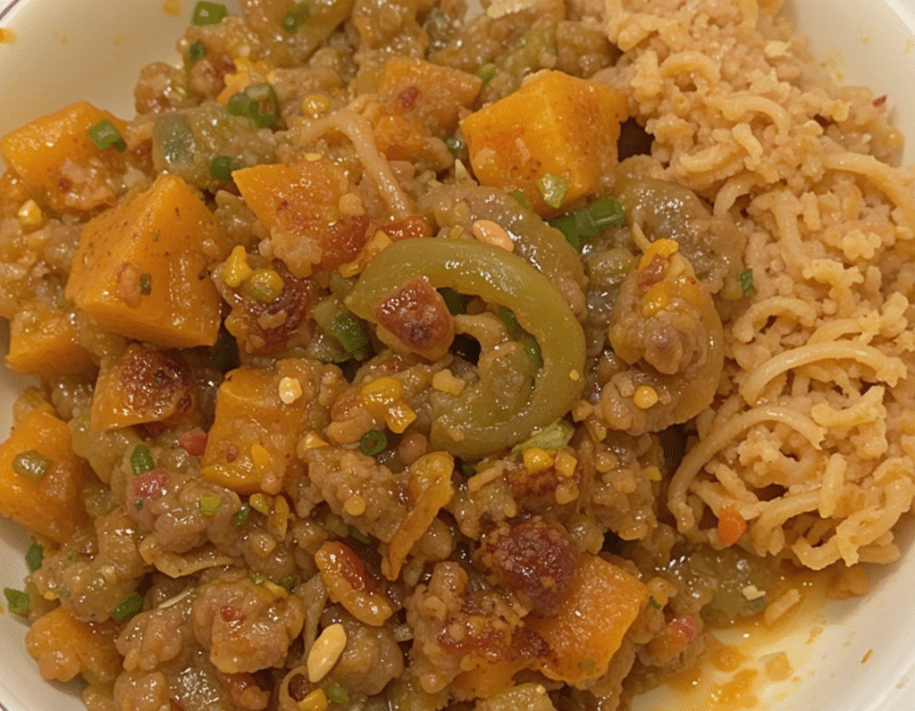 Sweet Potato Ground Beef Recipe